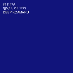 #11147A - Deep Koamaru Color Image